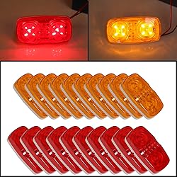 ECOTRIC LED Trailer Marker 4" x 2" Bullseye Lights
