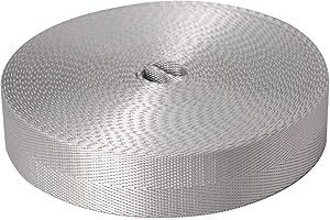 Devobunch 1 Inch Nylon Webbing Strap, Heavy Duty Nylon 10|25 Yard Webbing Roll, Durable Nylon Strapping for Indoor or Outdoor Gear, DIY Crafting, Repairing, 18 Vibrant Colors