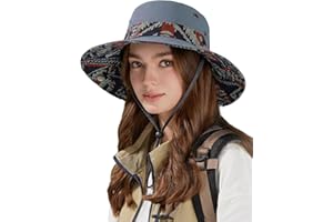 SEAUR Sun Hats for Women Men Bucket Hats UPF 50+ Wide Brim Foldable Fishing Hat for Summer Outdoor Hiking Safari Beach