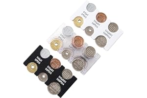 Ettonsun 3 Pcs Japanese Coin Holder with Coin Sorter & PVC Pack - Change Holder for Japanese Yen Coins - Change Organizer for