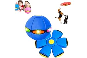 Magic Meta Ball, Magic Bouncing Ball with 6 Light, Gettoreach Glowing Pet Toy for Educational Body Exercise Reaction, Easy to