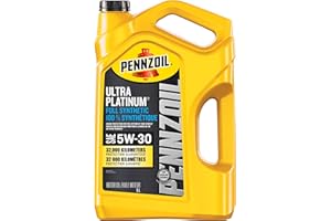 Pennzoil Ultra Platinum Full Synthetic 5W-30 Motor Oil (5L, Single Pack)