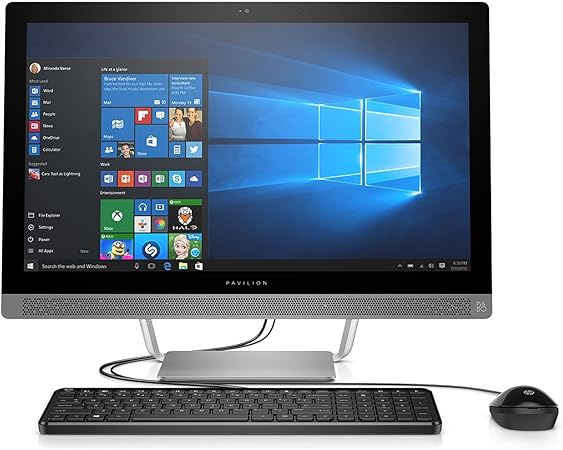 Amazon Com 17 Hp Pavilion Full Hd Ips 27 Touchscreen All In One Desktop Quad Core Intel I7 6700t 2 8 Ghz 16gb Ddr4 Ram 1tb 70rpm Hdd Dedicated Graphics 2gb Gddr5 Dvd Bluetooth Hdmi 802 11ac Win10