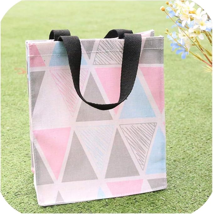 Bolsa de lona portátil para la compra, bolsa de almacenamiento para