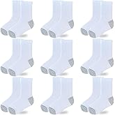 JAMEGIO Toddler Kids Boys Girls Fashion Cotton Socks Soft Crew Socks for 2-14 Years Boys Girls -9 Pairs