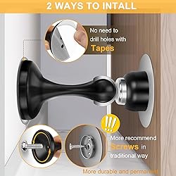 Profasion Magnetic Door Stoppers 4 Pack, Stainless