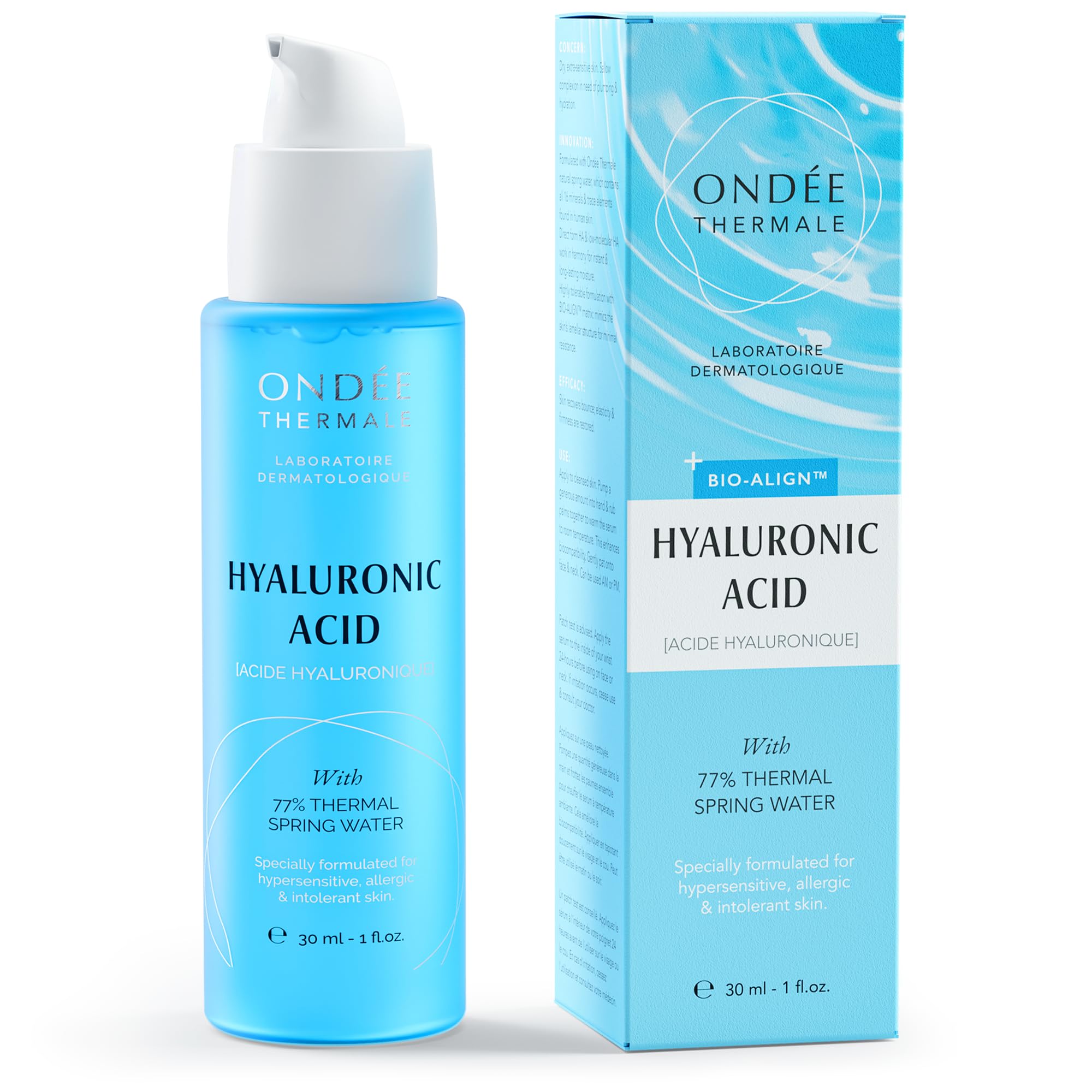 Hyaluronic Acid Serum for Face - More Plumping with Direct Form HA, Hydrating Serum - Soothing Thermal Water, Face Serum for Women - Isotonic Formula for Sensitive Skin, Facial Serum, Serums Skincare