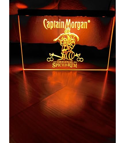 Amazon.com: LED Neon Light Sign for Captain Morgan Bar Beer Rum
