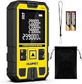 Olufey OLUFEY 120M Laser Distance Meter IP54 with LCD Backlit Bubble Levels