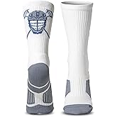 ChalkTalkSPORTS Lacrosse Athletic Mid-Calf Socks | Lax Designs | Youth & Adult Sizes
