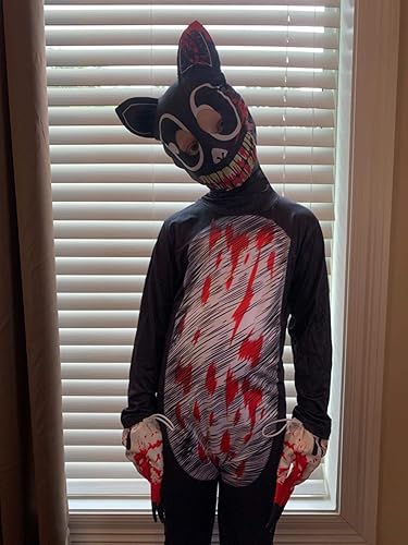 Aepotumn Boys Cartoon Scary Cat Costume Child Horror Monster