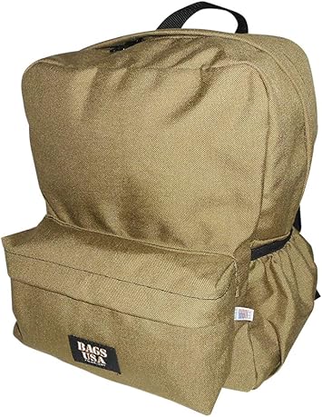 backpack with two side pockets