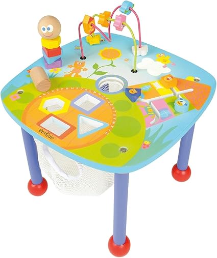 carousel wooden activity table