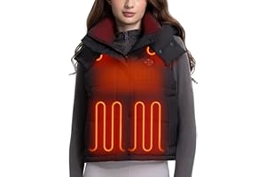 TODWARM Women Heated Vest with 16000mAh Battery Pack Included, Electric Heating Vests Lightweight 7.4V for Outdoor Hiking