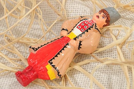 Iman para refrigerador hecho a mano de yeso Cosaco: Amazon.es: Hogar