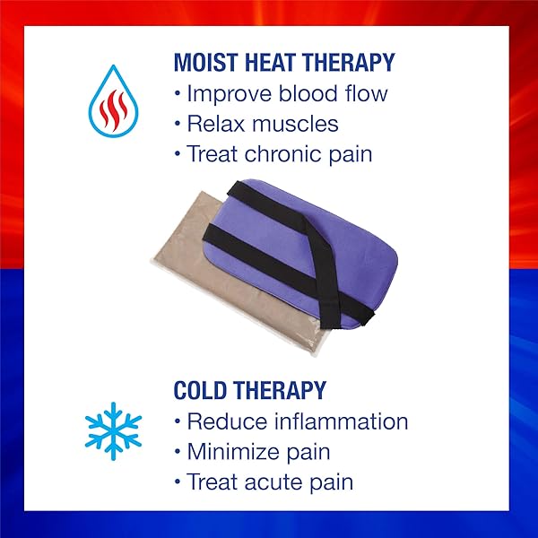 THERMIPAQ REUSABLE ICE PACK AND HOT COLD PACK FOR INJURIES – SHOULDER, ELBOW, ANKLES, BACK AND KNEE ICE PACK, X-LARGE, 9.5 INCHES X 16 INCHES, MICROWAVE HEATING PAD