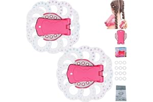 Glitter Diamond Styling Tools Hair Gemstone Styling Set, Bling Glitter Diamond Tool Hairs with 12 Reusable Gem , Light Up Gir