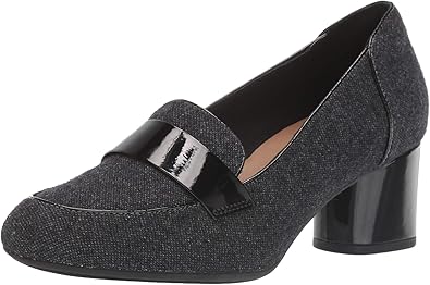 clarks grey loafers