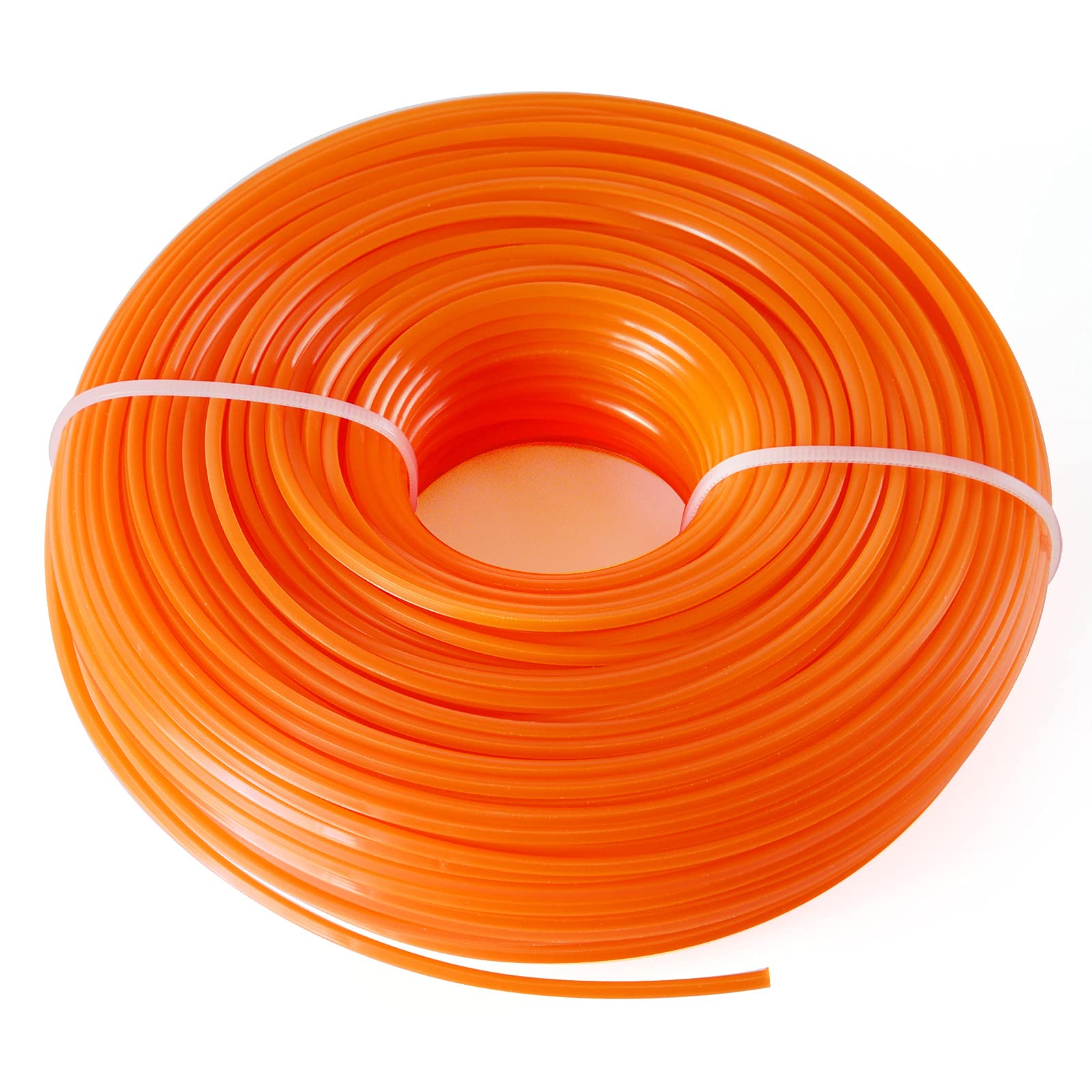 CHRORINE Strimmer Line Wire Cord 2.4mm x 86m Square, Heavy Duty Brush Cutter Trimmer Line Wire