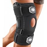 Fit Geno Upgraded Professional Hinged Knee Brace for Men &amp; Women | Adjustable Knee Support for Meniscus Tear, Pain Relief, Running, Sports, Knee Brace with Metal Side Stabilizers