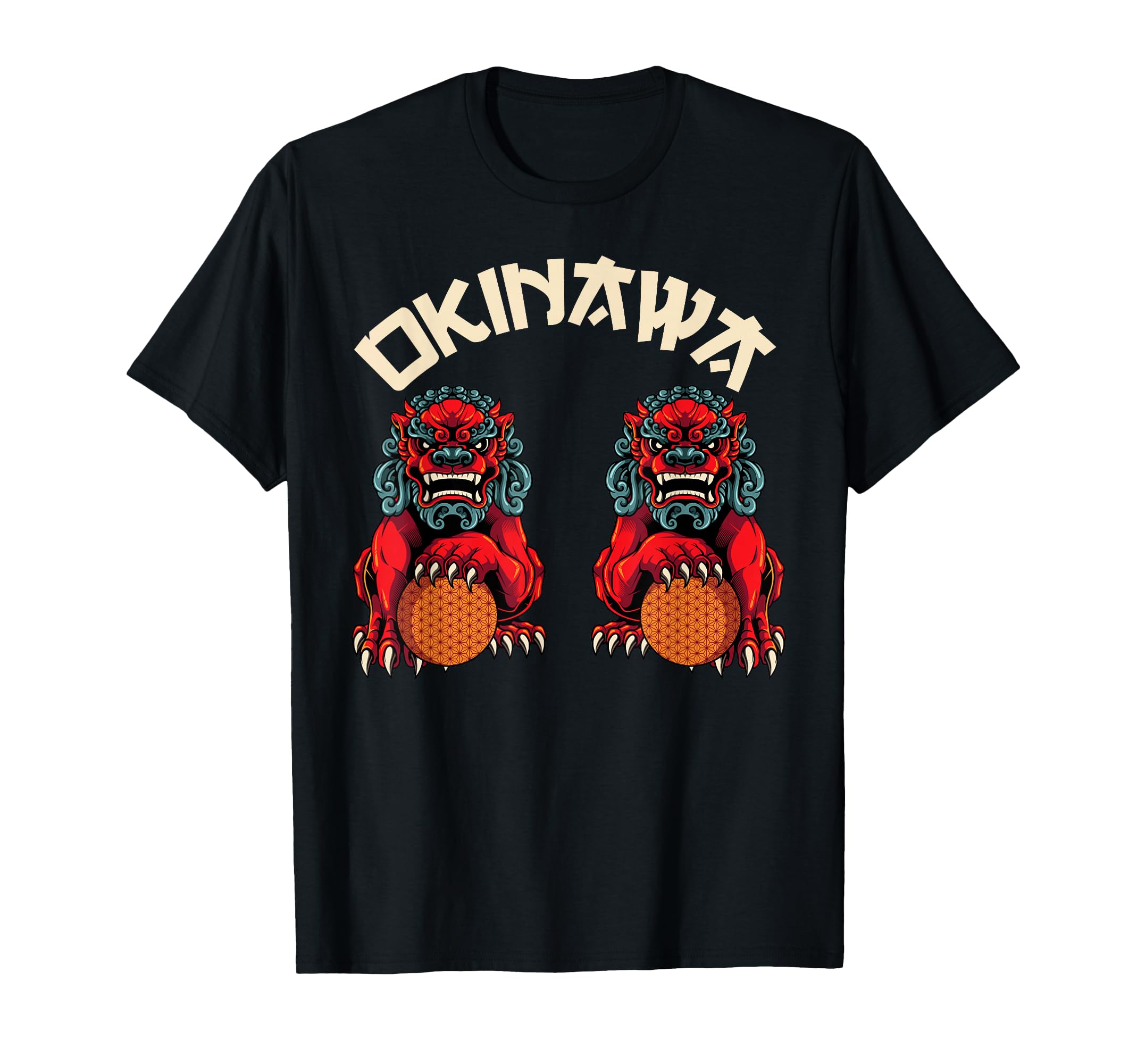 Okinawa Shisa Dogs T-Shirt