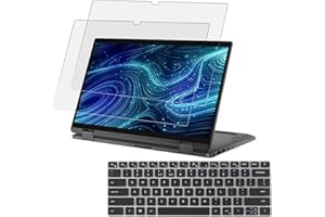 YINOVEEN 2 Pack 14 inch Anti Glare Screen Protector for 14" Dell Inspiron 7420 7425 7435 Multi-Touch 2-in-1 Laptop & Keyboard Cover, Matte (Not Fit None-touch 5420 5425 7420 7425)