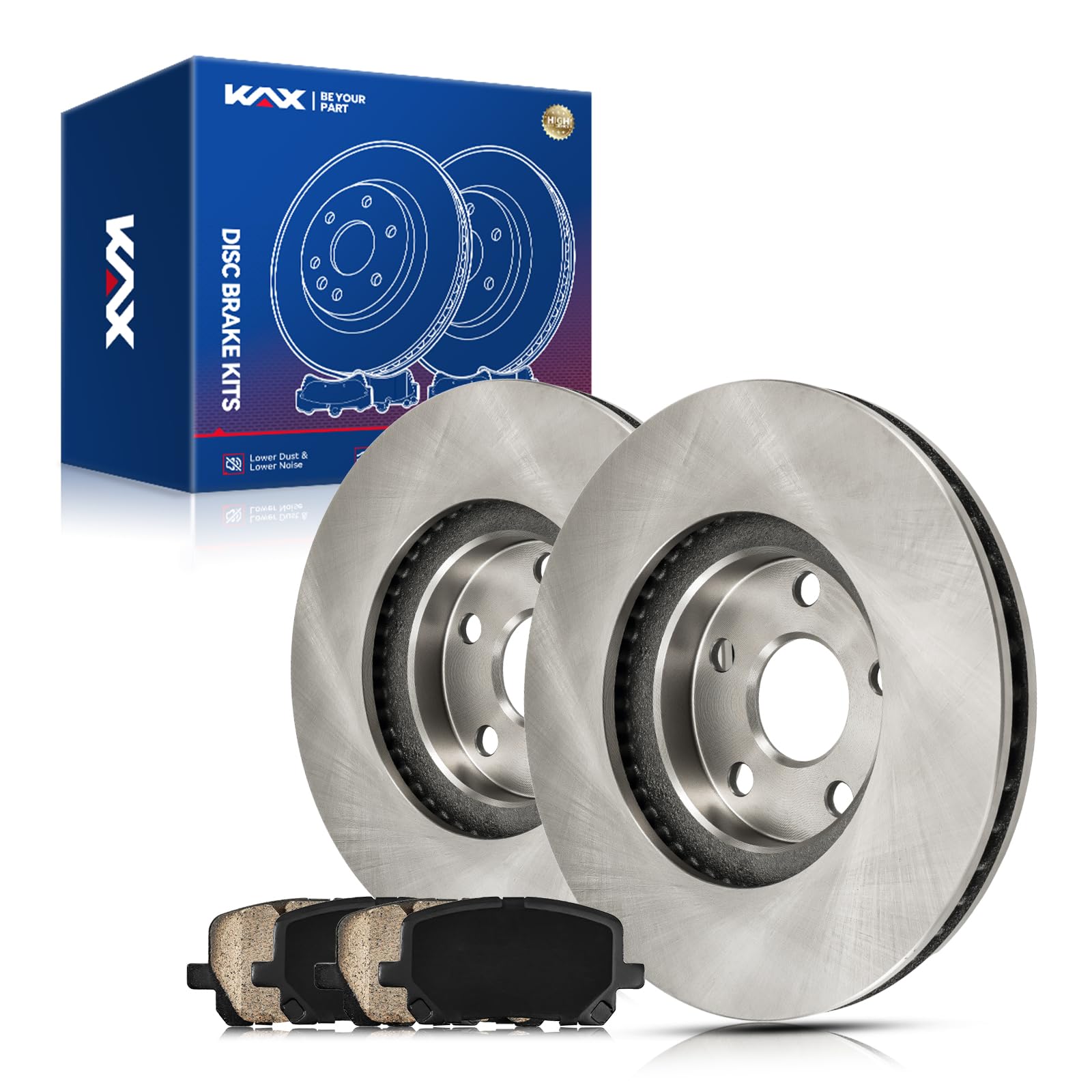 Front Brake Rotors & Ceramic Pads For 2010 - 2012 Range Rover Non - Foto 12