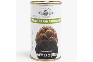 Urbani Truffles Artichokes & Black Truffle Sauce 180g (6.4oz) - Vegan-Friendly Italian Gourmet Sauce for Pasta, Sauces, and Risotto, All-Natural & Ready to Use Gift, No Artificial Ingredients