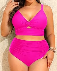 Daci Plus Size Two Piece Swimsuits - Women High