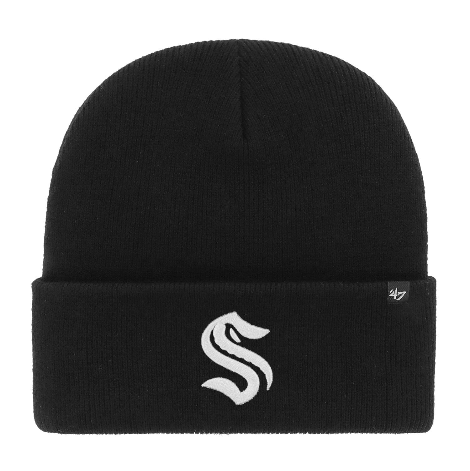 47 Brand Knit Beanie - HAYMAKER Seattle Kraken black