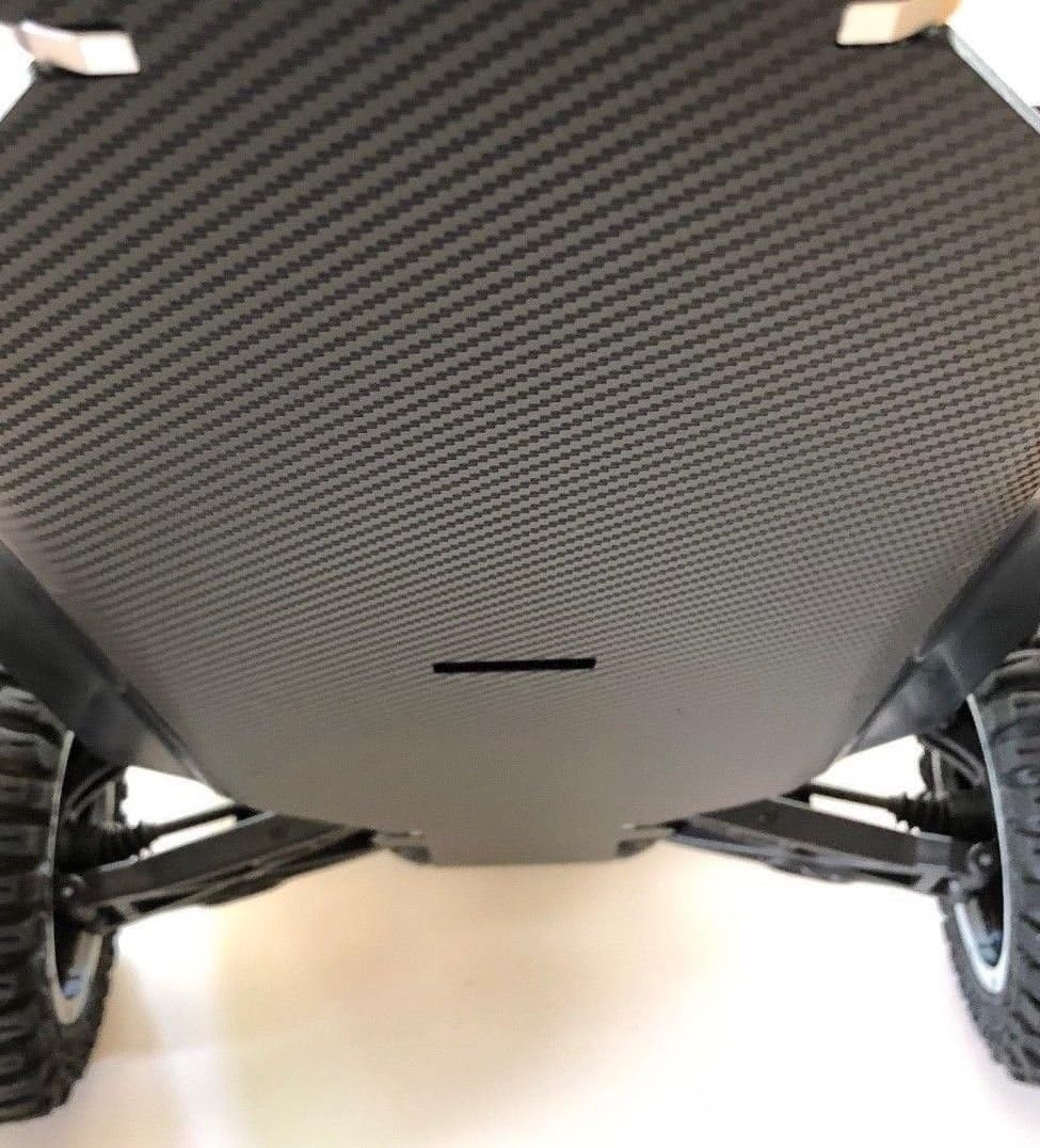 RACE READY RC Arrma Kraton & Talion ... Chassis Skin Protector... 3D Thick Carbon Fiber Vinyl