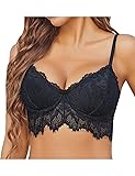 Avidlove Lace Bralette Black Lace Bra Plus Size