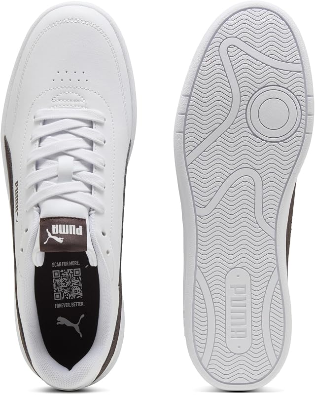 Erwachsene Court Classic Clean Sneakers 42, White Chocolate Fondue Brown