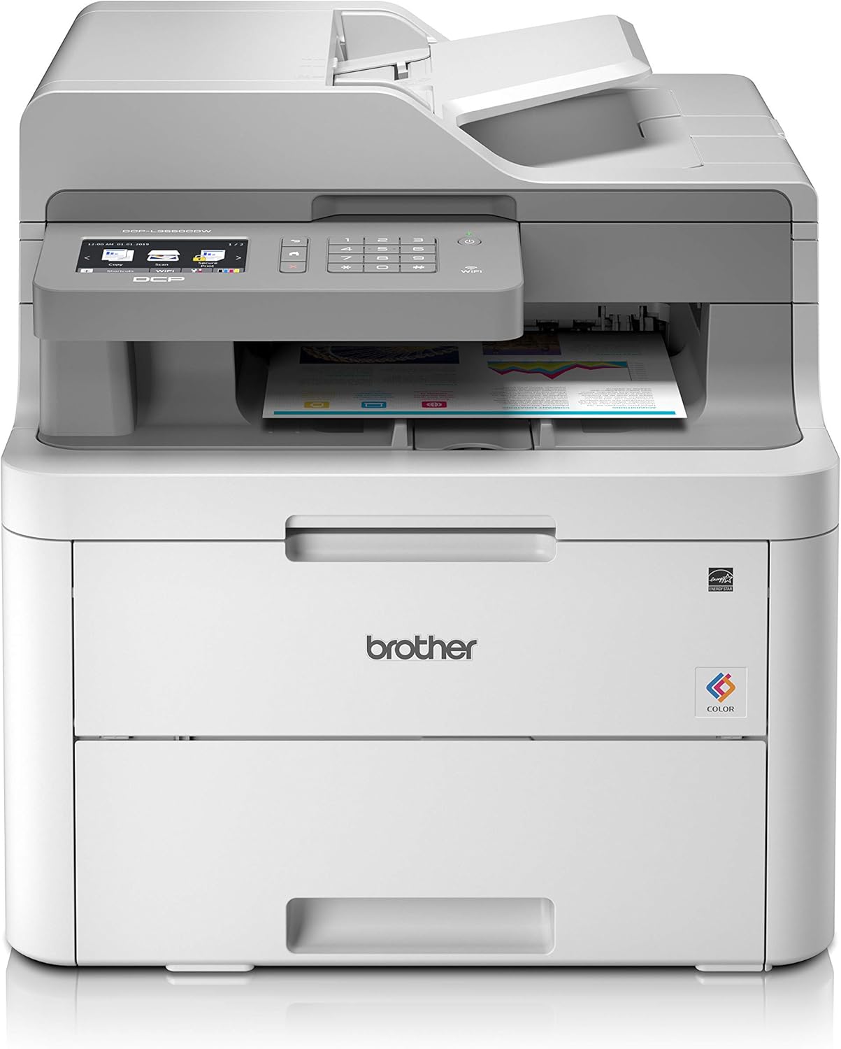 Brother DCPL3550CDW Colour Laser Printer AllinOne, Wireless/USB 2.