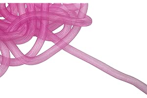 HUMBOLDT HABERDASHERY Crinoline Horsehair Braid Tube 16 mm - Sold by The Yard (Light Pink)