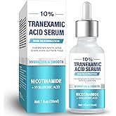 Tranḛxamic Acid 10% Serum, Discoloration Correcting Serum, Face Lotion with Moisturizing Effect, Natural Formula for Skincare