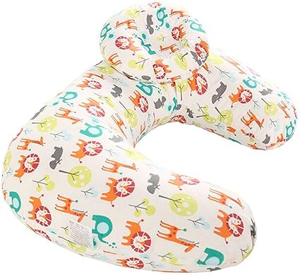 Coussin D Allaitement Maternite Bebe Avec Un Appui Tete Detachable Pour Bebe Taie Coussin 100 Coton Amovible Et Lavable Amazon Fr Bebes Puericulture