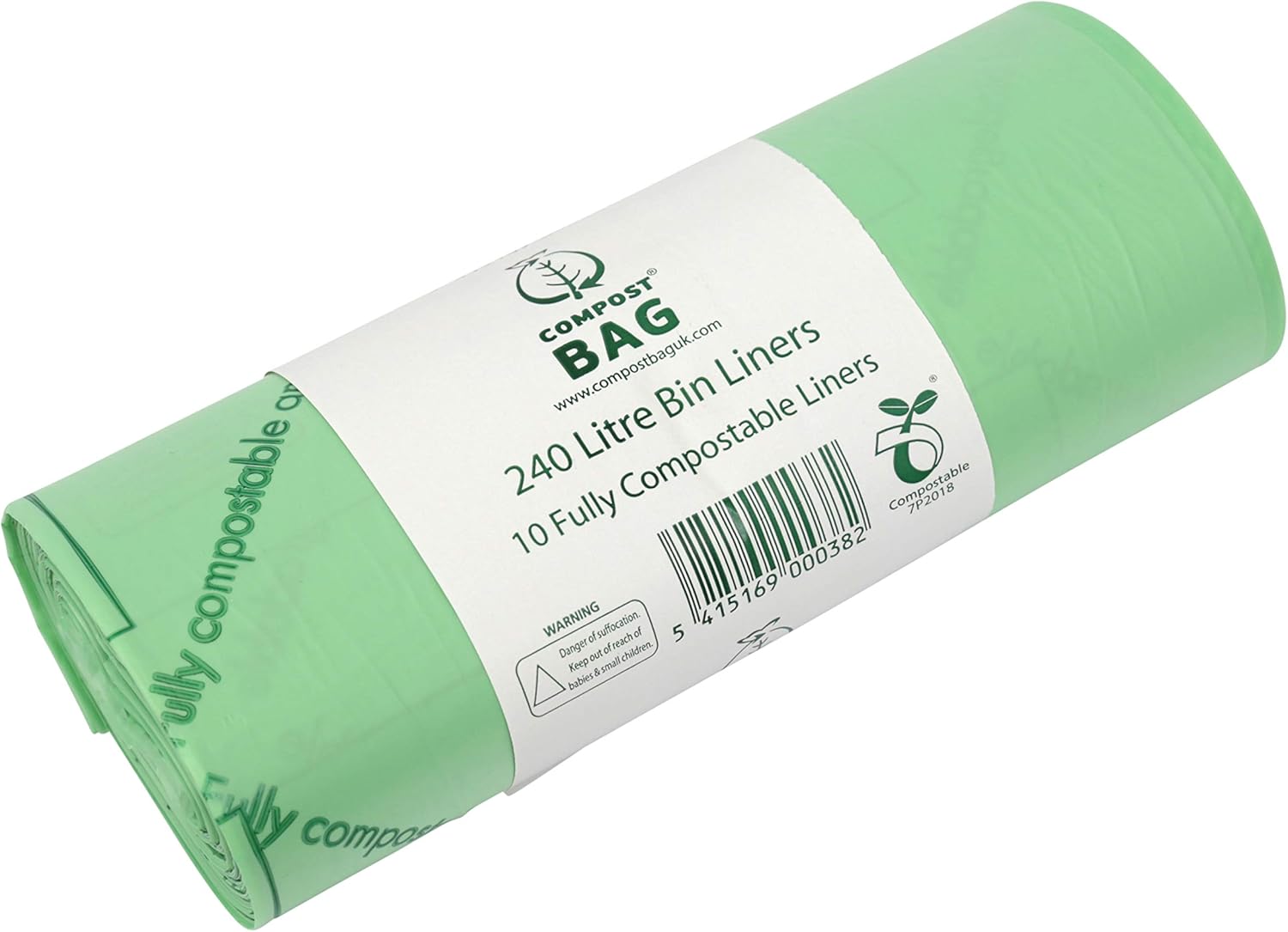 AllGreen Compostable Wheelie Bin Liner, 226cm rim x 139cm length