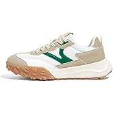 LUCKY STEP Women's Platform Tennis Walking Shoe Retro Chunky Casual Breathable Durable Deluxe Fashion Skate Sneaker