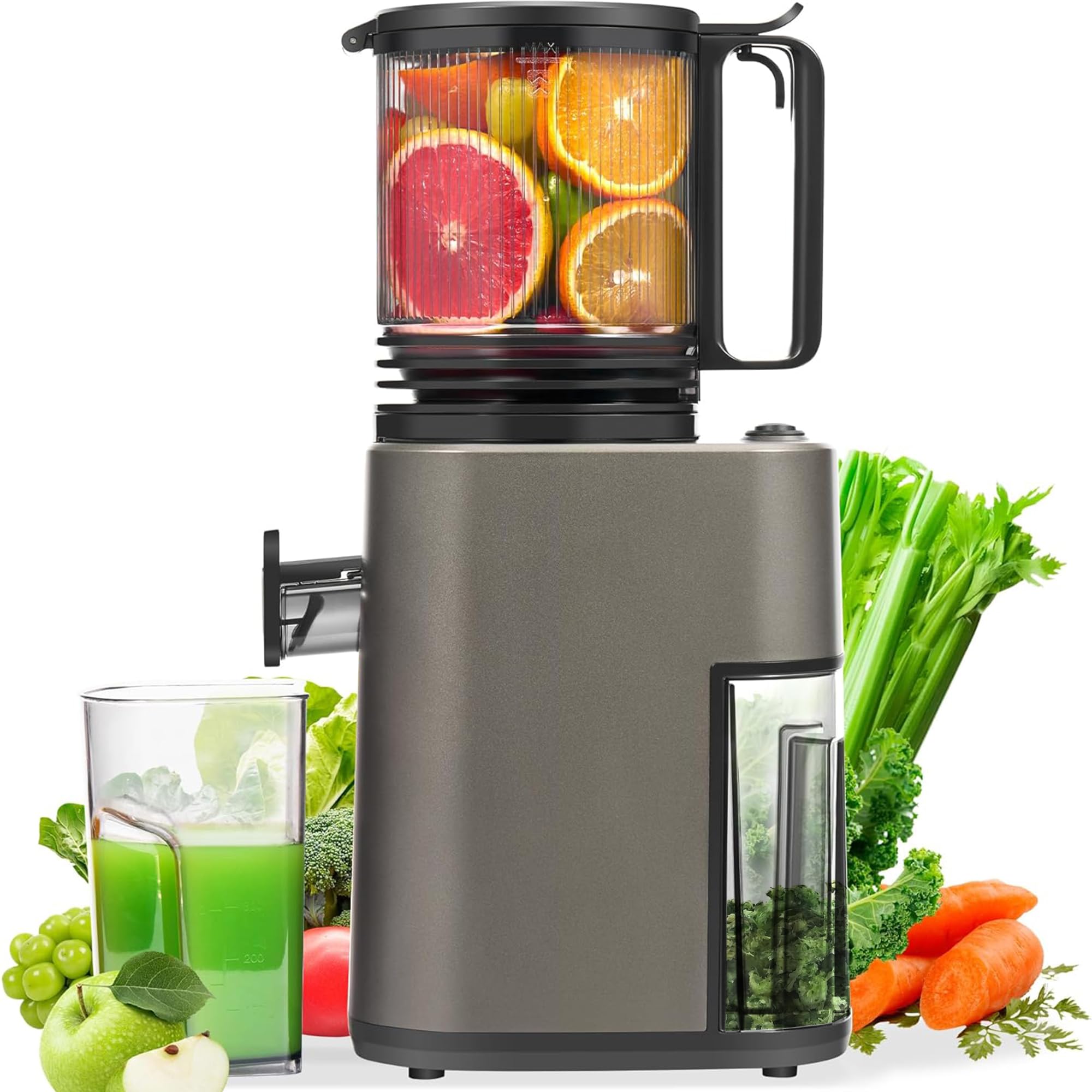 Cold Press Juicer, 5.5inch Wide Feed Chute Juicer