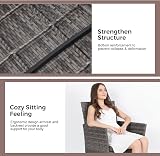 Panana Rattan Garden Furniture 4 Piece Set Grey Cushions view 4