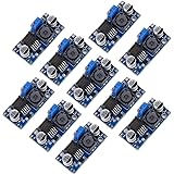 Yizhet 5 Pack LM2596S Buck Converter DC to DC Converter High Efficiency Voltage Regulator 3.0-40V to 1.5-35V Buck Converter A