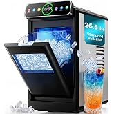 Silonn Countertop Ice Maker with Smart Touchscreen, Ambient Light &amp; Timer