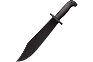Cold Steel Black Bear Bowie Machete Blade 17-3/4" Long, Black, 12", One Size