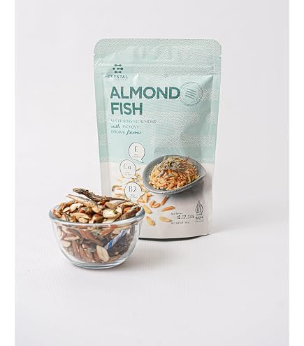 Amazon.com : Fujisawa Shoji almond Fish 7gX40 bags : Grocery