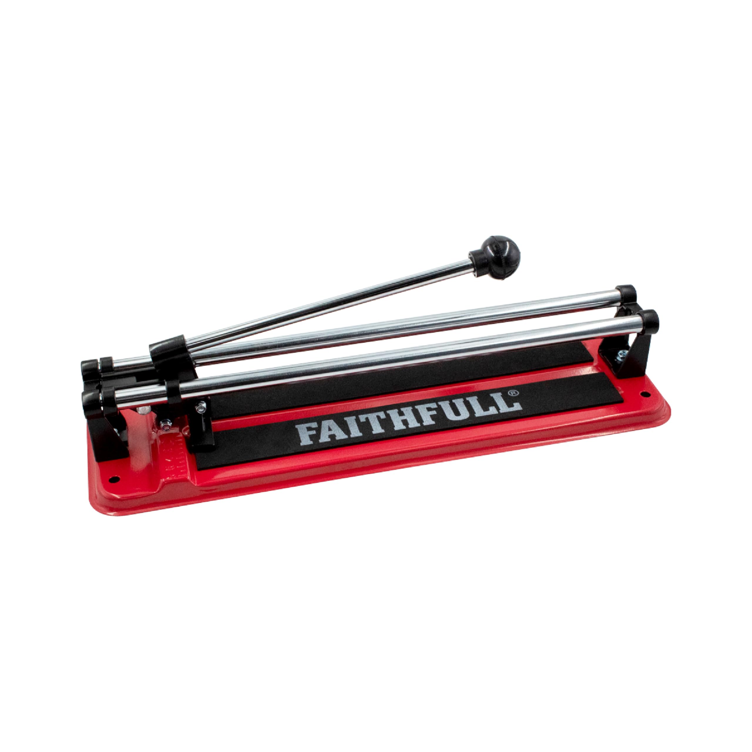 Faithfull Tile Cutter 300mm – Manual Dual Rail Tile Cutter for Wall, Floor & Quarry Tiles up to 300mm Square, 210mm Diagonal & 10mm Thick