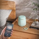 Palm Sized Macaron Bluetooth Speaker,TWS Interconnect Mini Wireless Audio Box,360° HiFi Surround Sound,1800mAh Long Playtime Portable Speaker with TF Card Hands-Free Call for Home Travel Gift