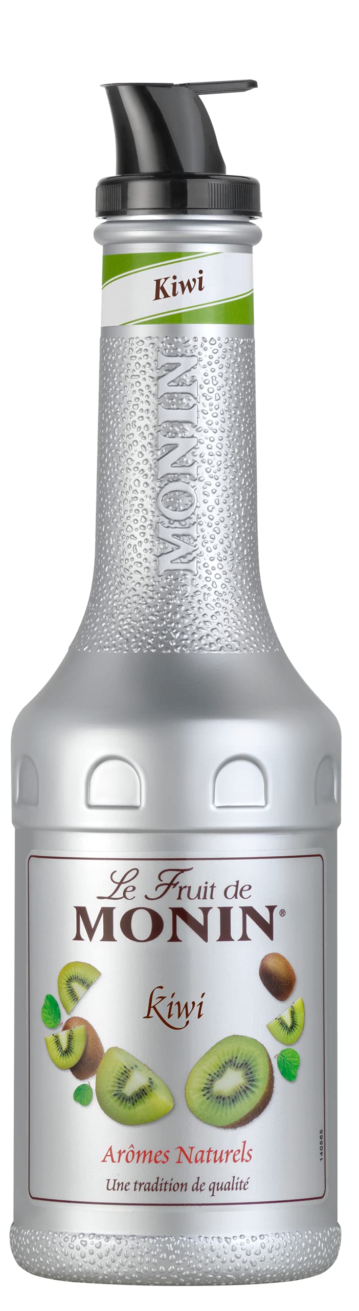 MONIN Kiwi Fruit Mix Puree 1L for Cocktails, Smoothies and Mocktails. Vegan-Friendly, Allergen-Free, 100% Natural Flavours. 2-in-1 Apple Puree and Sugar Syrup Hybrid