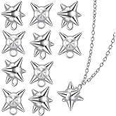 Yuanchu 10pcs 3D Meteor Hammer Pendants for Jewelry Making, Silver Small Spiky Ball Gothic Charms Zinc Alloy Pendant Charms for Bracelets Necklaces Earrings DIY Crafts Keychain Necklace Pendants