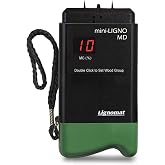 Lignomat Mini-Ligno MD - Pin Moisture Meter - Humidity Detection &amp; Wood Moisture Meter for Wall, Home Construction, Water Damage - Made for Hobbyist Woodworkers - Easy to Use, Reliable, and Durable
